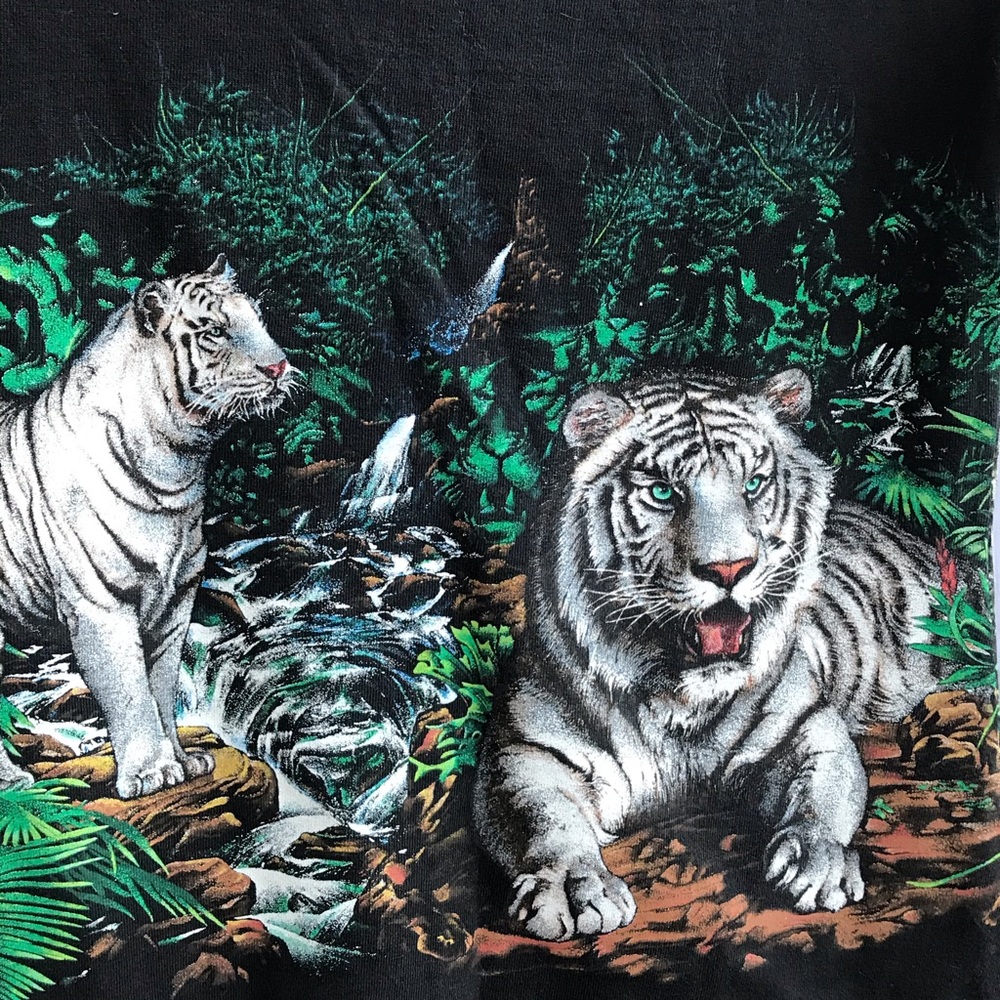 White Tiger T-shirt Dress - Picture 3 of 6
